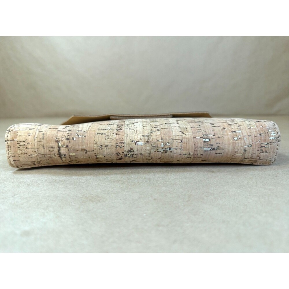 JNB/J. Crew Natural Cork Envelope Clutch Purse, Eco-Friendly & Chic - Picture 8 of 11